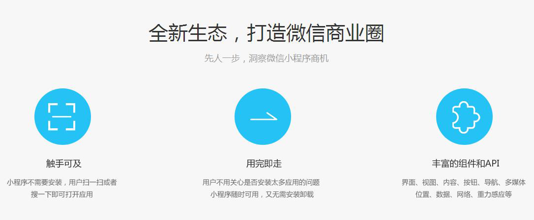 什么是小程序，小程序介紹
